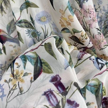 botanical sheer blouse　MA1165