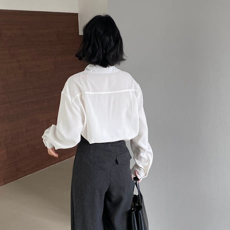 lace designed shirt　MA1171