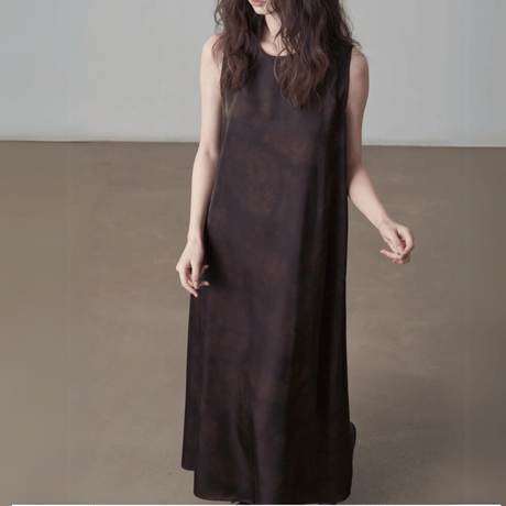 crack pattern loose sleeveless op　MA1413