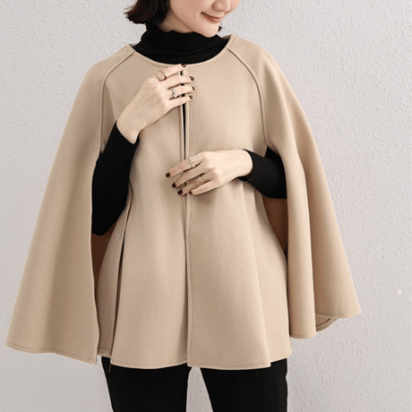 slit sleeve poncho coat　MA1640