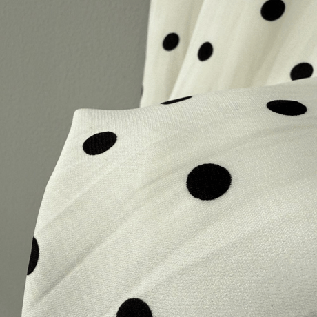 polka dot flare skirt　MA1545