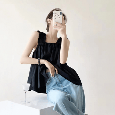 frill square flare top　MA1581