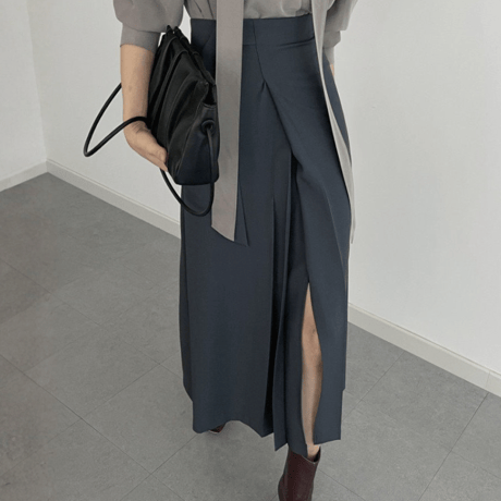 elegant slit high waist skirt　MA1841