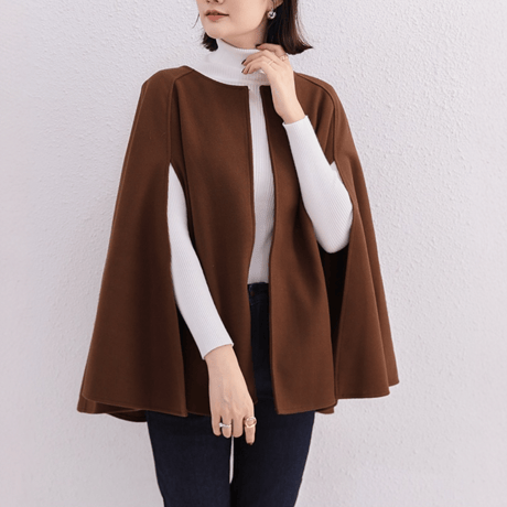 slit sleeve poncho coat　MA1640