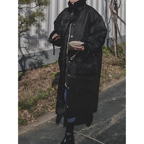 military-style oversized coat　MA1348