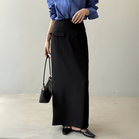 elegant straight tube skirt　MA1593