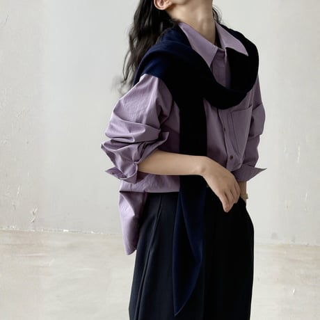 soft knit shoulder stole　MA1658