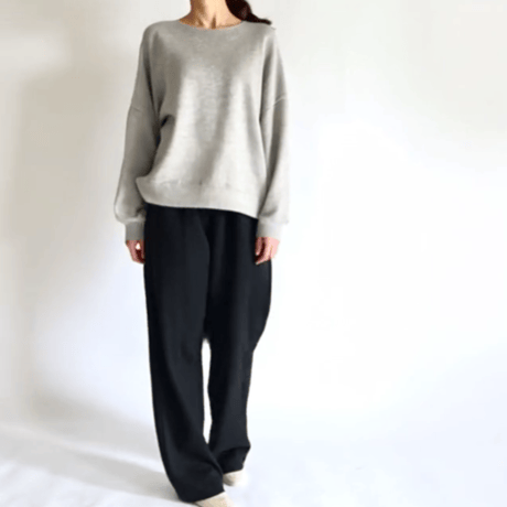 【即納】backribbon knit pullover　MA1638