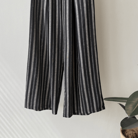 stripe relax wide pants　MA1560