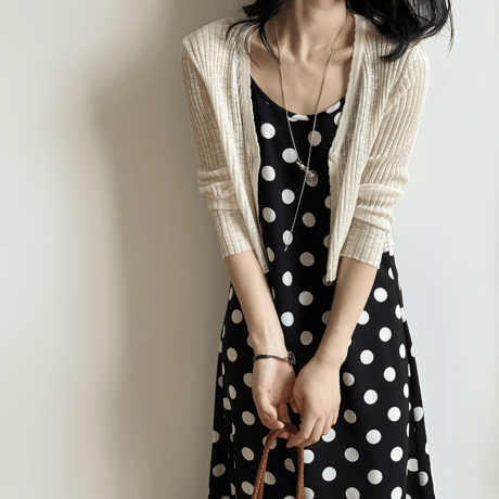 sheer v cardigan　MA1571