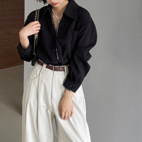 lace designed shirt　MA1171