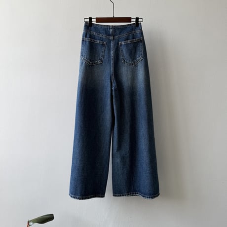 vintage wash wide leg denim　MA1655