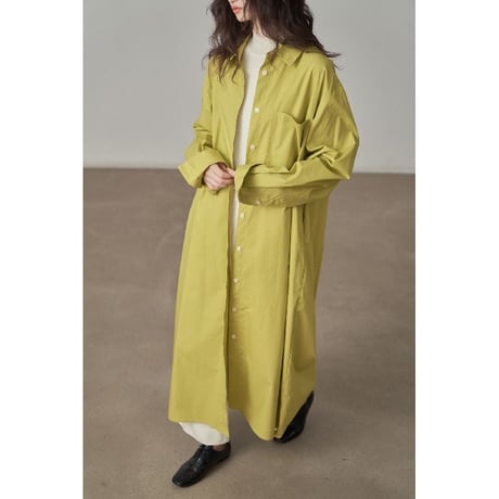 drop shoulder long shirt one piece　MA1379