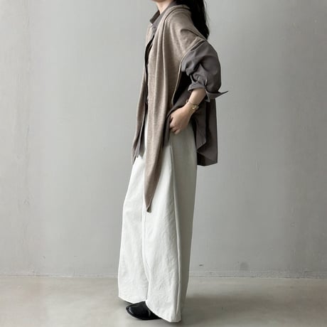 soft knit shoulder stole　MA1658