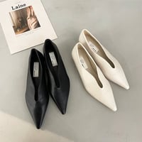 pointed v-cut shoes /3color　MA1101