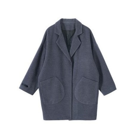 hooded layered loose coat　MA1751