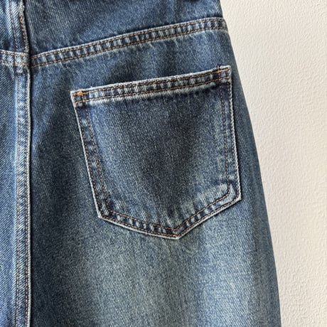 vintage wash wide leg denim　MA1655