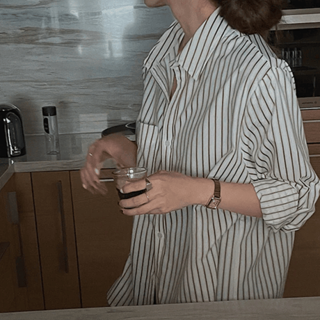 urban stripe relax shirt　MA1585