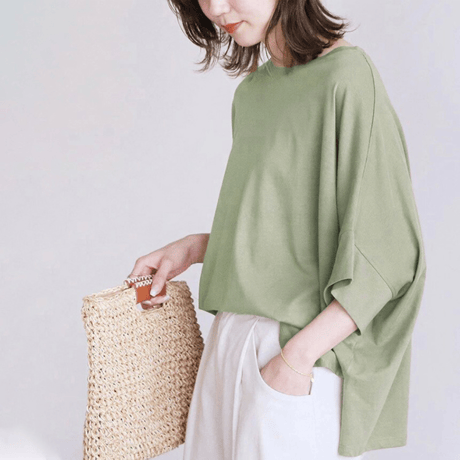 loose-fit dolman sleeve cutsew　MA1645