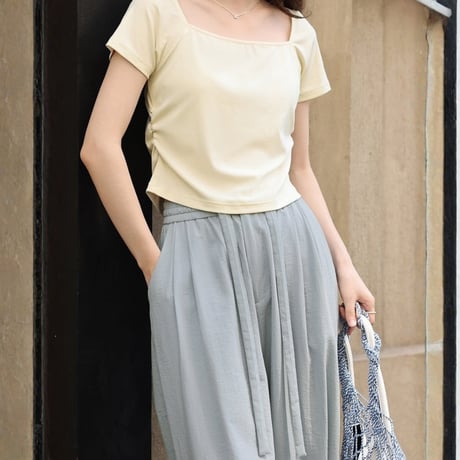 drape easy wide pants　MA1886