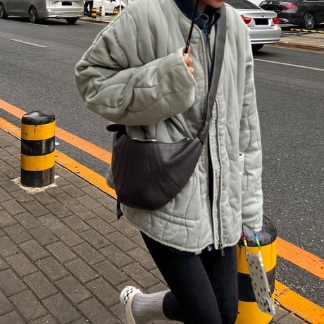 collarless quiting jacket　MA1299