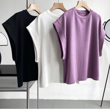relaxed armhole french sleeve t-shirt　MA1538