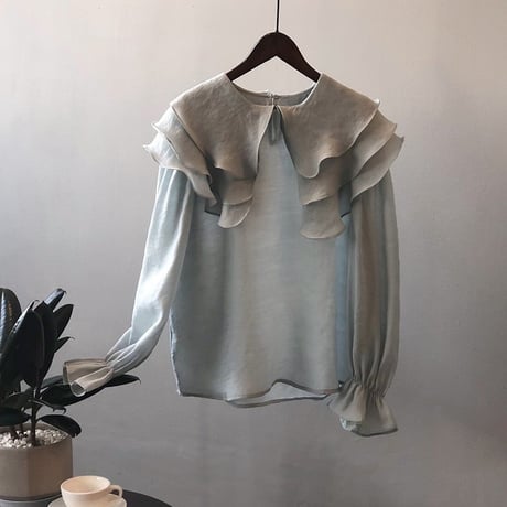doll collar sweet blouse　MA1169