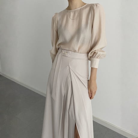 elegant slit high waist skirt　MA1841