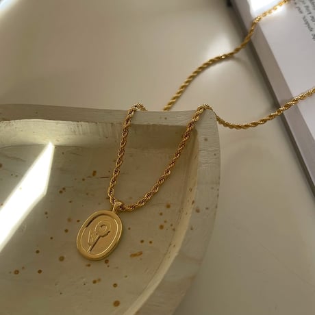 flower charm necklace　MA1127