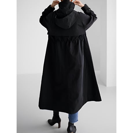 oversized hooded jacket coat　MA1349