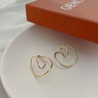 gold hoop ear cuff　MA1281