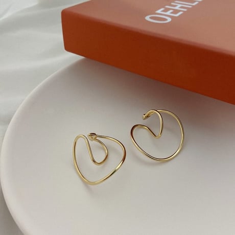 gold hoop ear cuff　MA1281