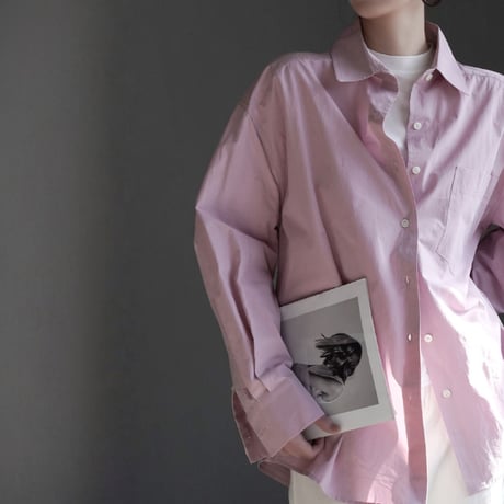 oversize cotton collar shirt　MA1856