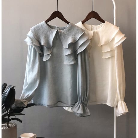 doll collar sweet blouse　MA1169