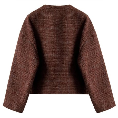 retro check short jacket　MA1147