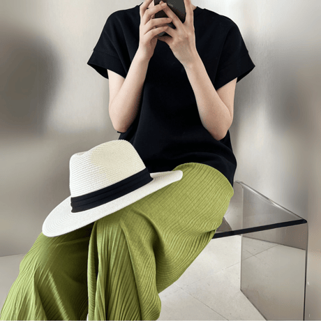 relaxed armhole french sleeve t-shirt　MA1538
