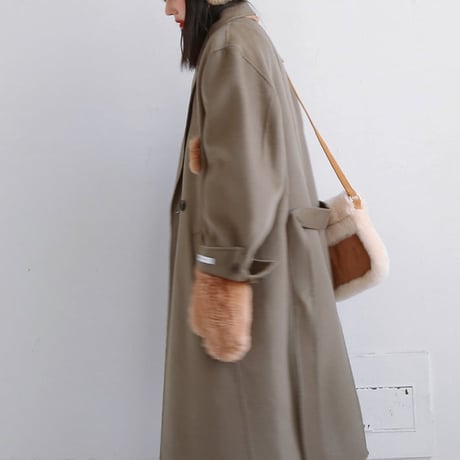 loose silhouette long coat　MA1298