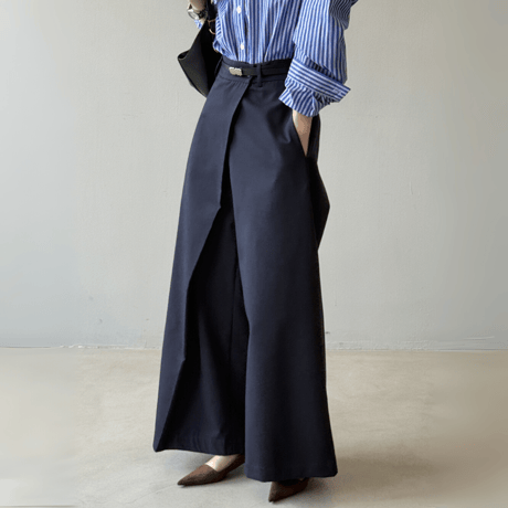 splicing design wide pants　MA1590