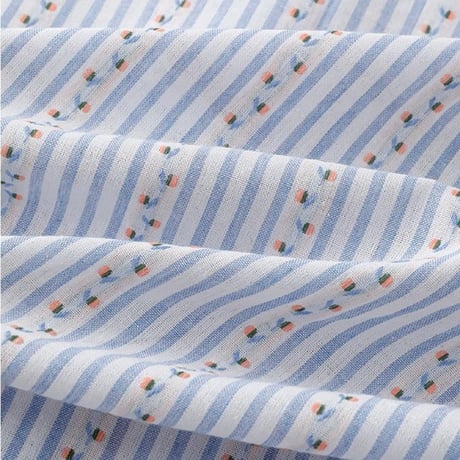 small flower striped designed blouse　MA1172