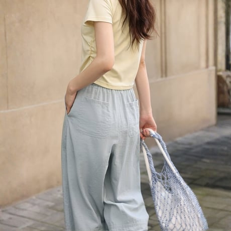 drape easy wide pants　MA1886