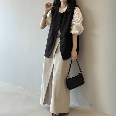 structured layering vest　MA1591