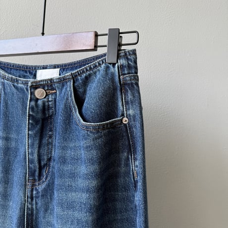 vintage wash wide leg denim　MA1655