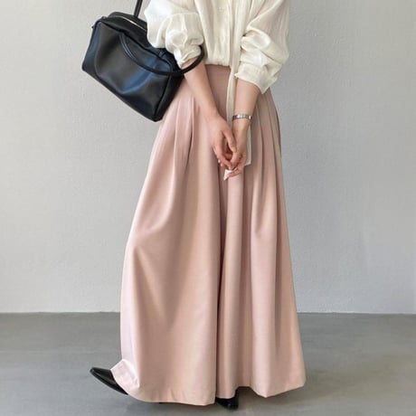 modern volume tuck flare pants　MA1798