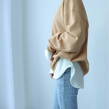 long cuffs rib cut top　MA1838