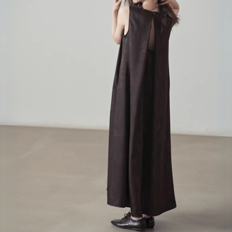 crack pattern loose sleeveless op　MA1413