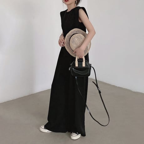 sleeveless wide leg jumpsuit　MA1849