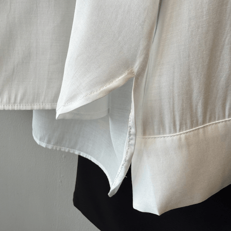 french drape pullover shirt　MA1594