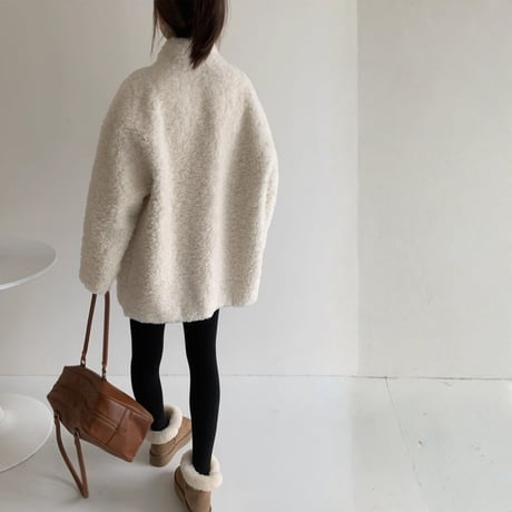 wool toggle shearling coat　MA1679