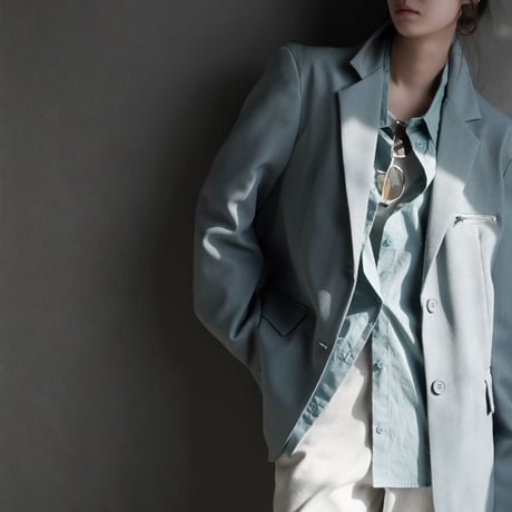 seasalt blue lapel jacket　MA1917