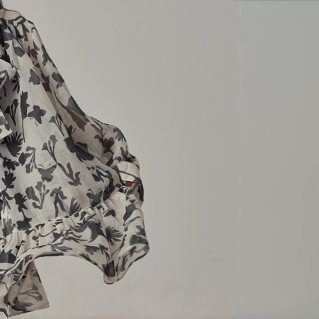neck choker floral One-piece　MA1395